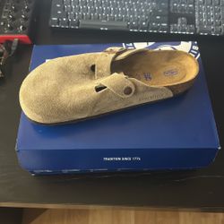 Birkenstocks Boston Taupe Size 42