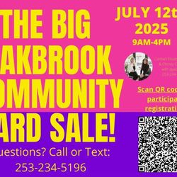 The Big Oakbrook Community Yard Sale 