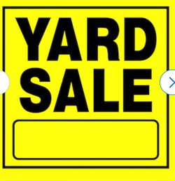 Big yard sale Little of everything come and look for free