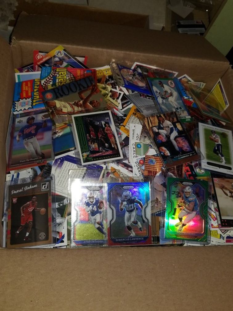 Sports cards- huge basketball cards , football cards , baseball cards around 20lbs, packs unopened. Lot #20