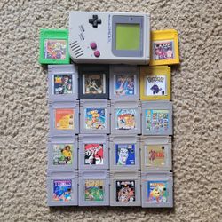 Gameboy Original Bundle With Games