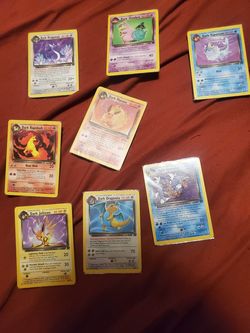 Dark non holo pokemon card