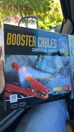 Booster cables 4 gauge 20 feet