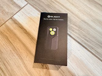 Olight Oclip 2 Ultra Rechargeable Clip Light – Onyx Black – 580 Lumens