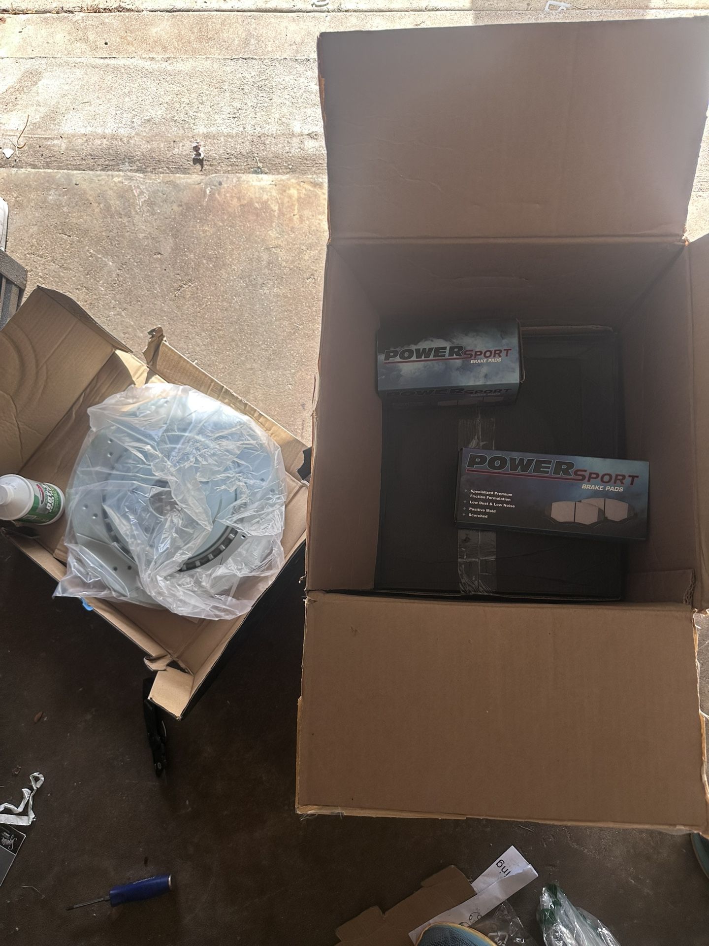 Power Sport Front Rear Brakes and Rotors Kit |Front Rear Brake Pads| Brake Rotors and Pads|Ceramic Brake Pads and Rotors BLCC.46065.02