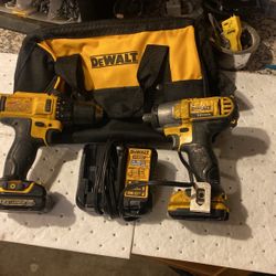 Dewalt 12v  Impact Drill And Regular Drill