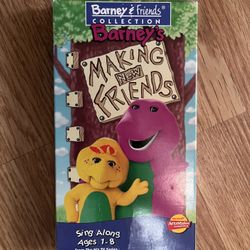 Barney’s Making New Friends VHS