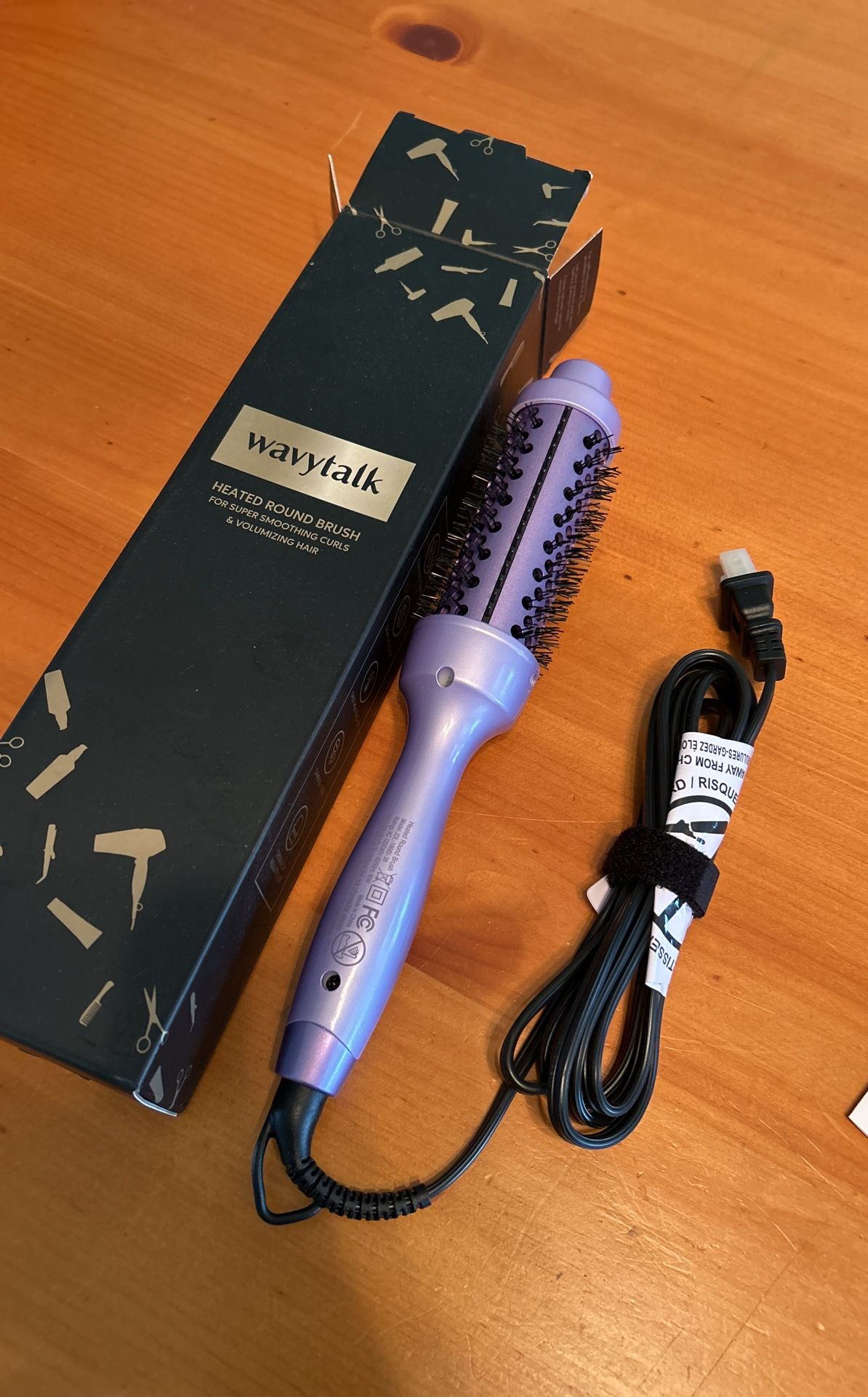Wavytalk Heated Round Brush-Brand New