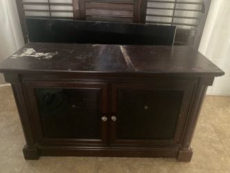 TV Entertainment Center Dark Brown