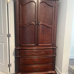 Cherry TV Armoire/ MOVING OBO