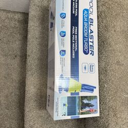 New pool BLASTER aqua Broom Turbo Cordless Vacuum