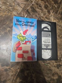 Dr. Seuss How the Grinch Stole Christmas VHS Animated Boris Karloff