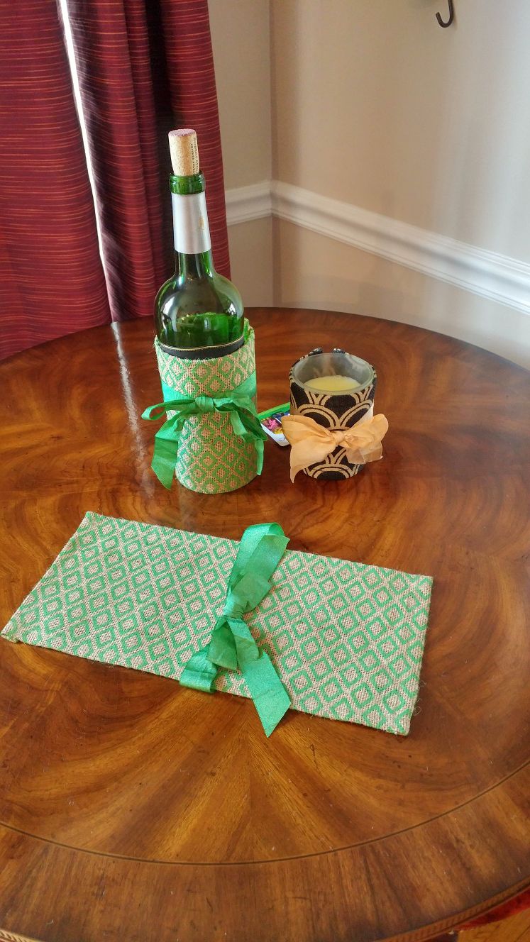 Green Decoration party wrap