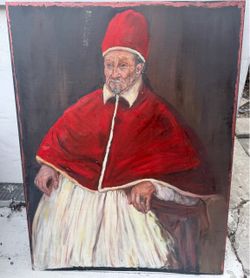 Portrait of Pope Paul V Caravaggio replication painting