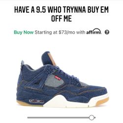 Levi Denim Jordan 4s DNDS