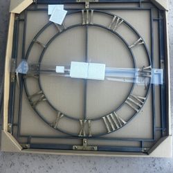 Metal Hanging Clock from World Market 