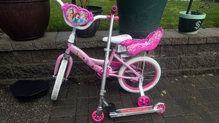 Girls bike & Scooter