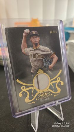 Yu Darvish Topps Tier One Relic Card 18/99 (Available)