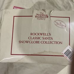 Norman Rockwell “Santa’s Workshop” Snow Globe