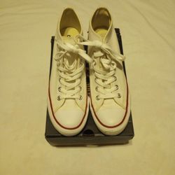 Converse Chuck Taylor White Canvas High Top Wedge New In Box