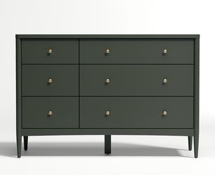 Crate & Barrel Hampshire 50” Olive Green Dresser