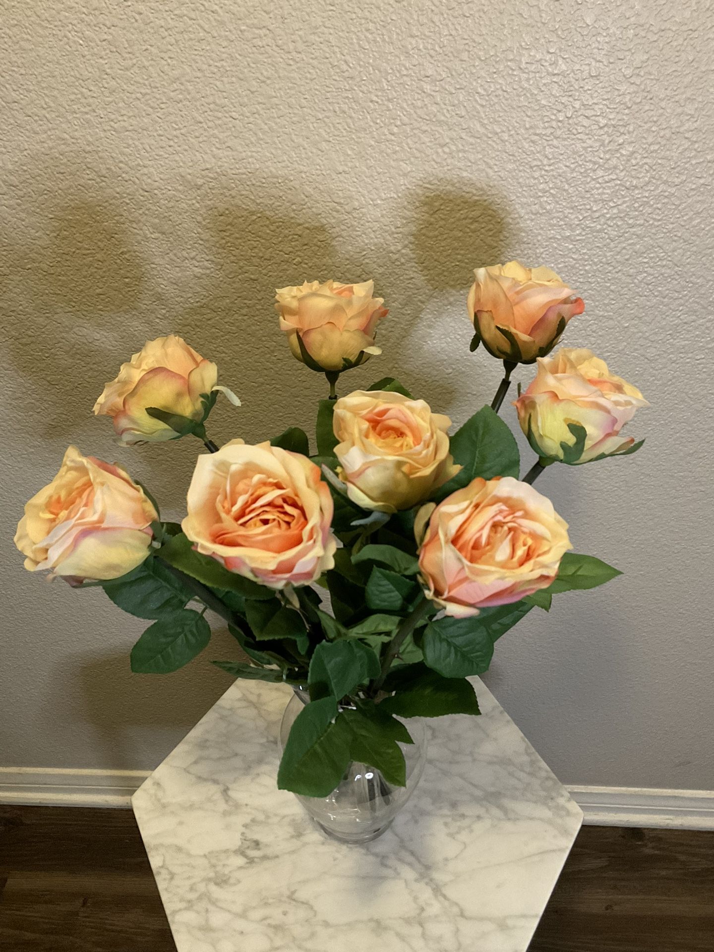 NEW With Tags Silk Vision Bundle Of 20” Balmoral Rose Spray Artificial Flowers