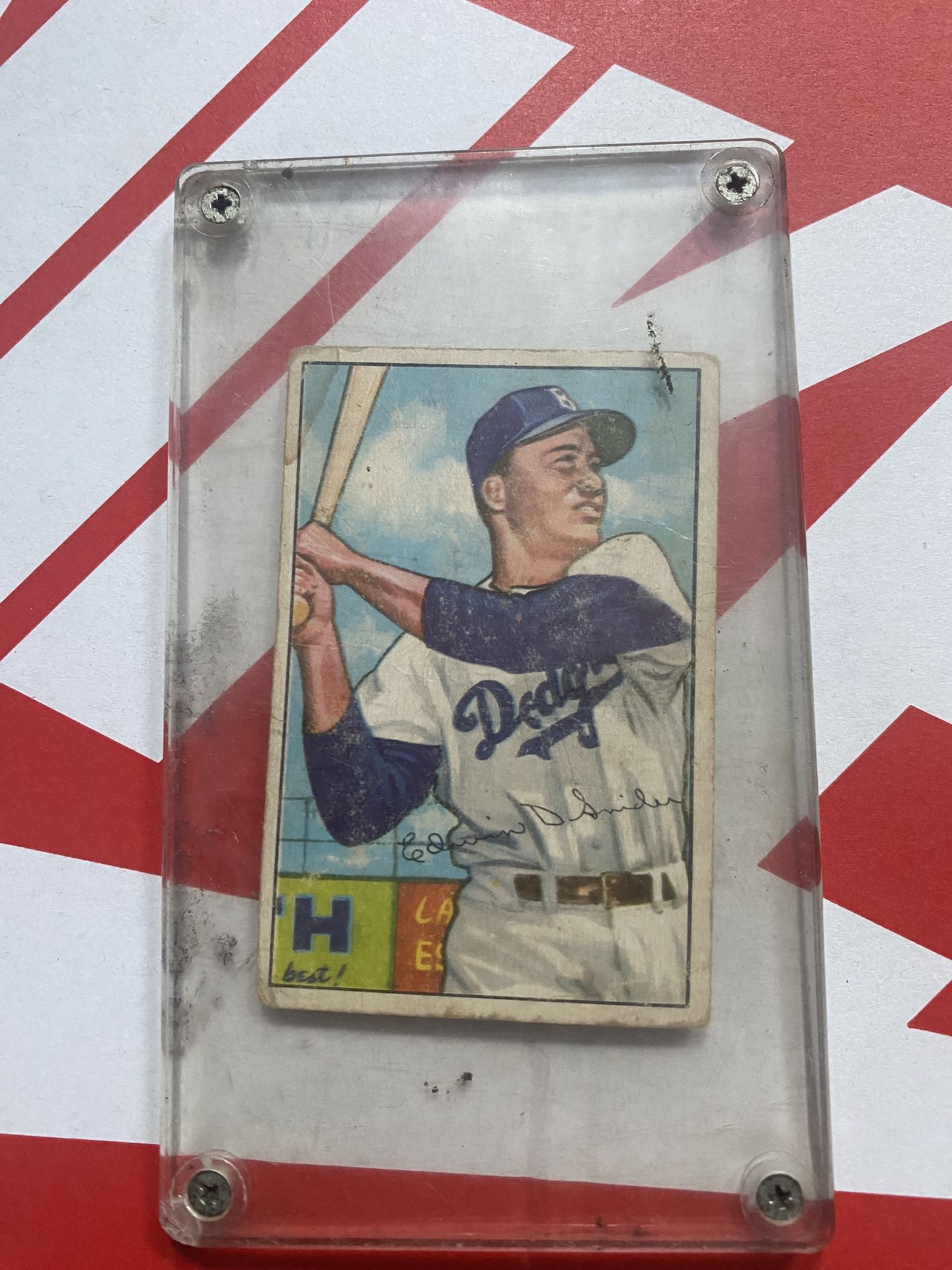 Duke Snider 1952 Bowman Baseball Card 