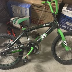 Green bike 18 inch