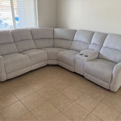 Living Spaces Reclining Sectional