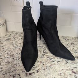 Guess Dafina Black Pointed Boots Sz 8