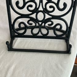 Wrought Iron Book Stand 