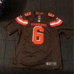 Men's Nike Baker Mayfield Brown Cleveland Browns Game Jersey