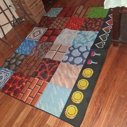 Area Rug. Indoor/Outdoor, 4.5'x6'  Like New