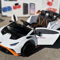 🏎️ Kids Ride-On Electric Sports Car | Licensed Lamborghini Adventure!