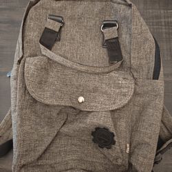 Grey Backpack 
