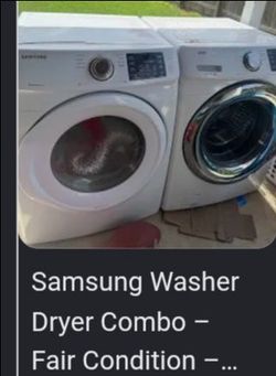 Samsung Steam Washer/ Dryer set