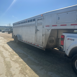 24 ft livestock/cow trailer