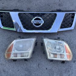 Nissan frontier front upper grille grille