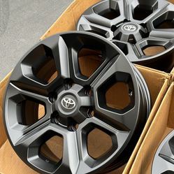 17” Toyota 4Runner factory wheels rims satin black new Tacoma