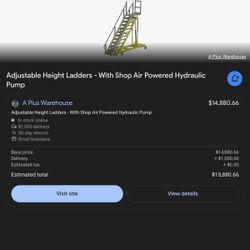 Adjustable Height Ladder 