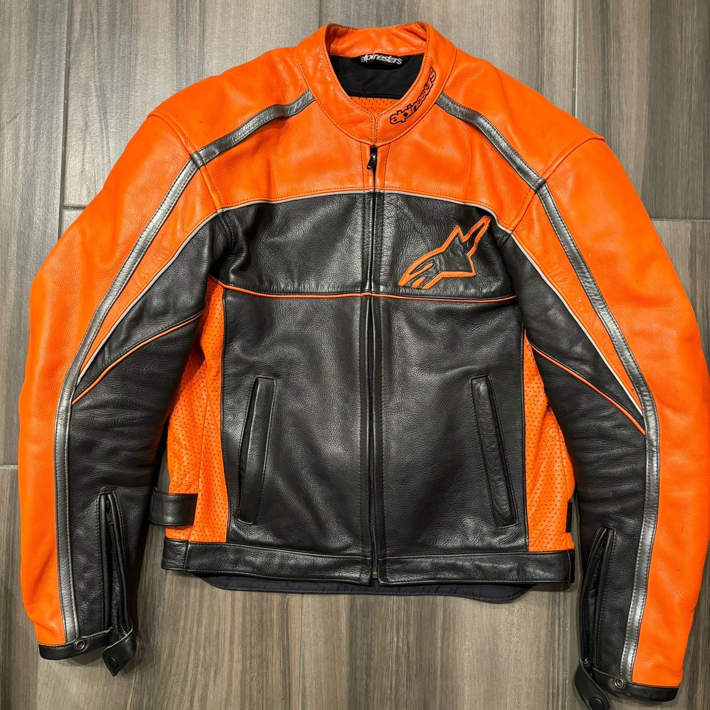Alpinestars レザージャケット 黒/黄/赤EU50 最安値ken 31cfc64e6b614b5fa59d1b806f93f4