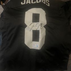 Signed NFL Jersey Josh Jacob’s 