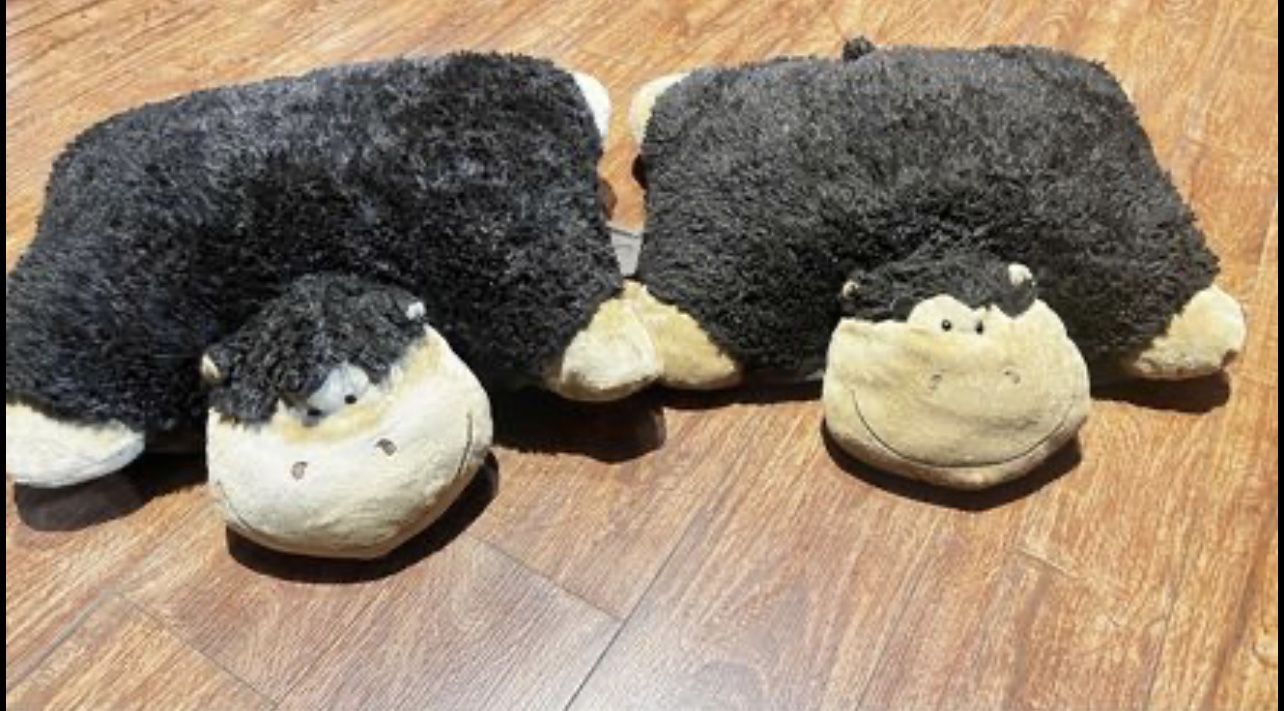 2010 Pillow Pets Plush Brown Tan Pee-Wee the Monkey Stuffed Animal Soft 18” 2 are available
