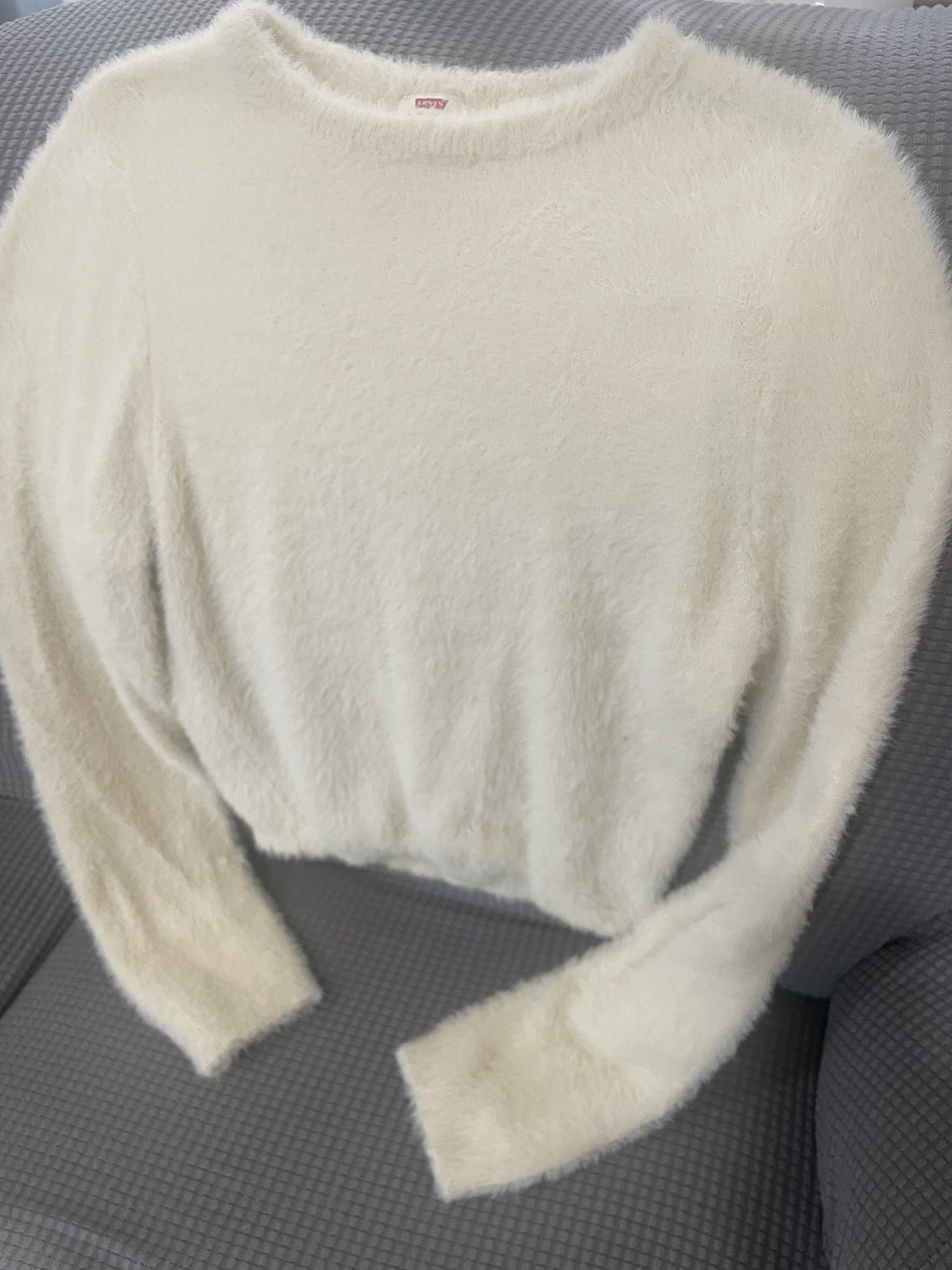 Levi Pearl Fuzzy Sweater