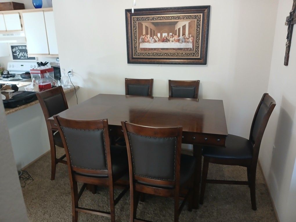 Solid Wood Dining Table Set