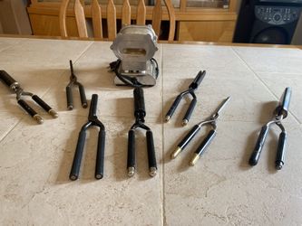 Electric flat iron kit