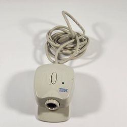 VINTAGE IBM 33L4889 VIDEO PC CAMERA WHITE SNAPSHOT BUTTON USB