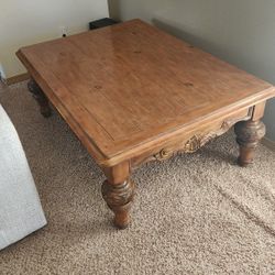 Big Solid Wood Coffee Table.