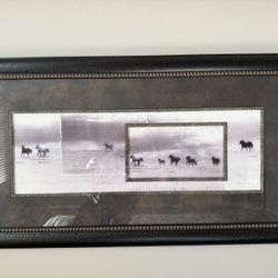 Framed Horse Wall Art 