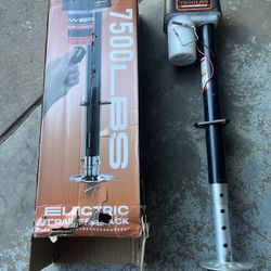 Trailer Jack, 7500lb, Manual Only, Electric Don’t Work, Light Does